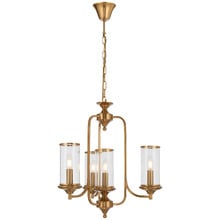 Esra Brass Iron 4 Light Pendant